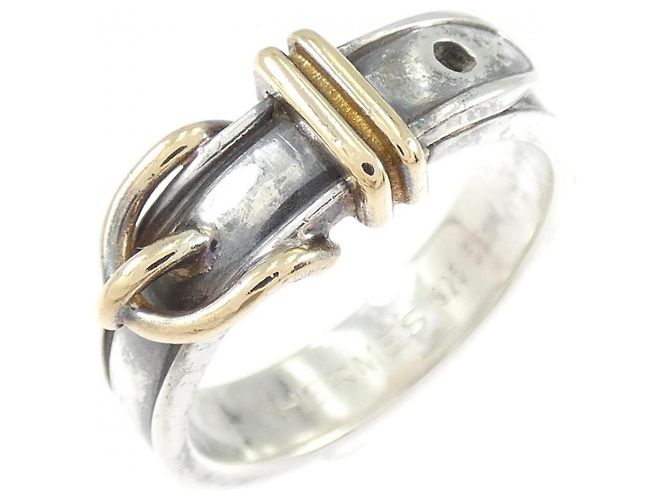 Ring Anello Centur Croix Hermès Argento