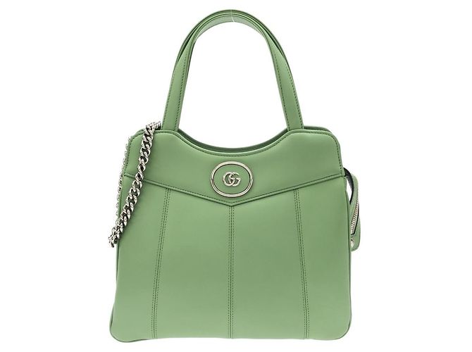 Gucci Petite GG Handtasche Hellgrün