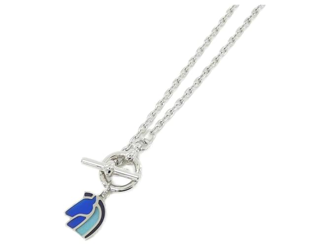 Hermès Collier Hermes Helios Cheval Bleu 