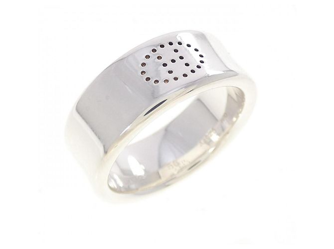 Hermès Hermès Eclipse Ruban Silver Ring 