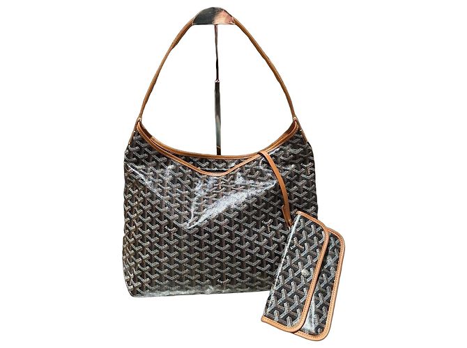 Bolsa de ombro Hobo Goyard Marrom Monograma
