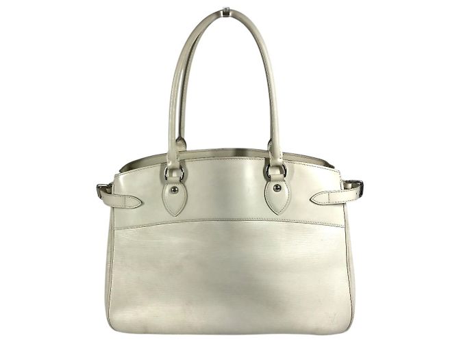 Borsa Louis Vuitton Epi Passy GM Bianco sporco