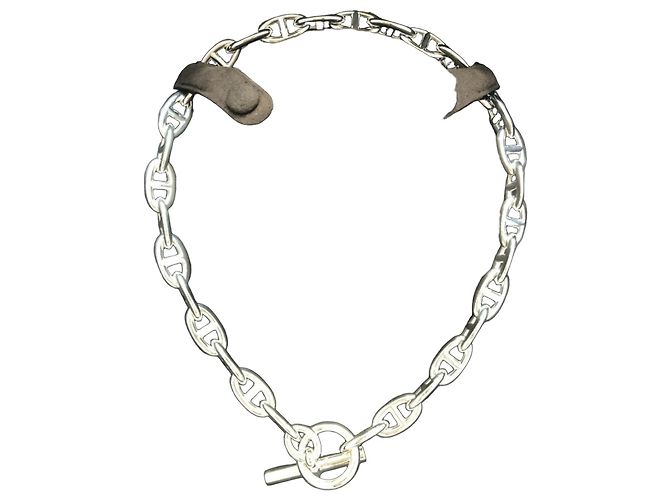 Hermès Hermes Chaine d'Ancre GM Halskette Silber 