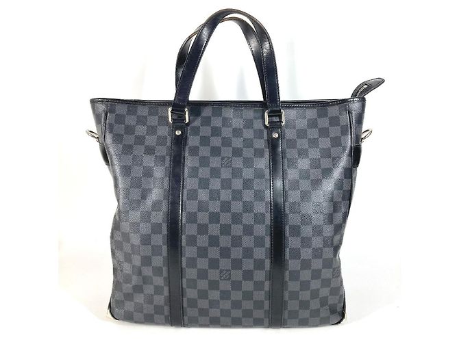 Sac cabas Louis Vuitton Damier Graphite Tadao Noir