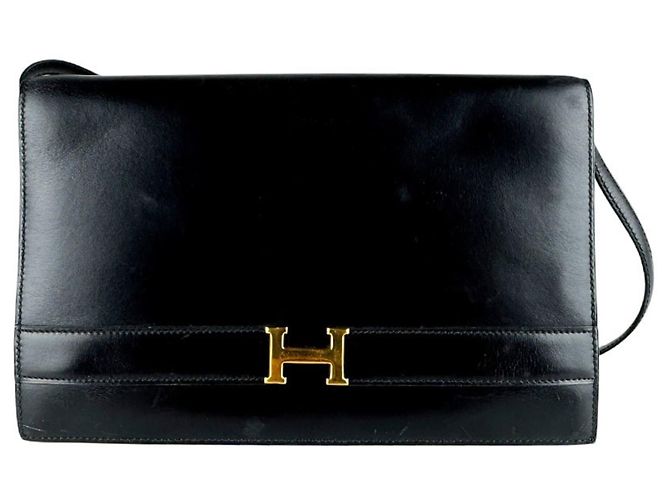 Hermès Borsa a tracolla Annie Hermes Nero