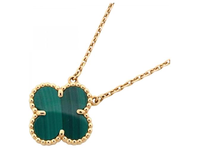 Van Cleef & Arpels Alhambra Necklace Green 