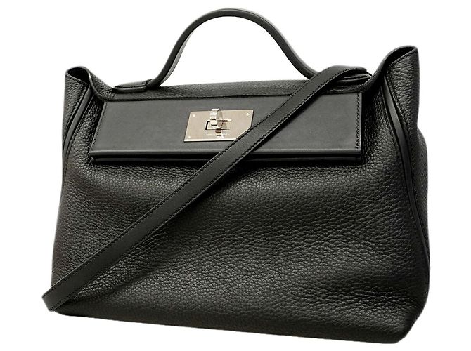 Hermès Borsa Hermes Vingt-Châtre 29 Nero