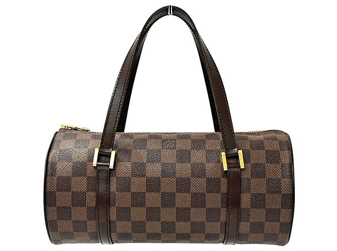Bolsa Louis Vuitton Papillon PM Marrom Damier ebene
