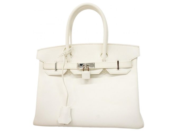 Hermès Sac à main Hermes Birkin 30 Blanc