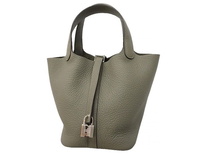 Hermès Borsa Hermes Picotin Lock PM Marrone 