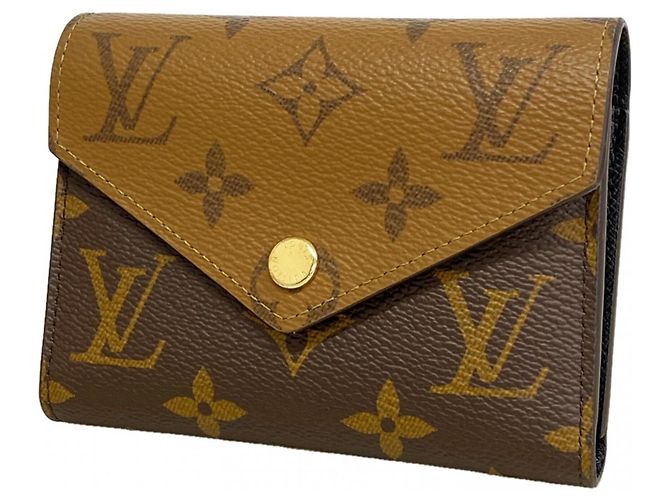 Portafoglio Tri-Fold Louis Vuitton Marrone