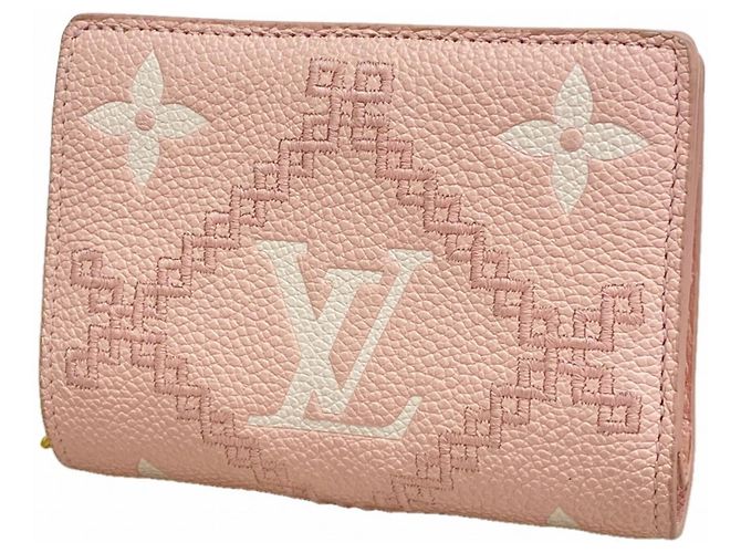Cartera Louis Vuitton Monogram Empreinte Broderie Rosa