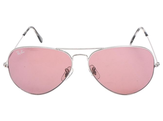 Ray-Ban Occhiali da sole Rayban Aviator in metallo argento