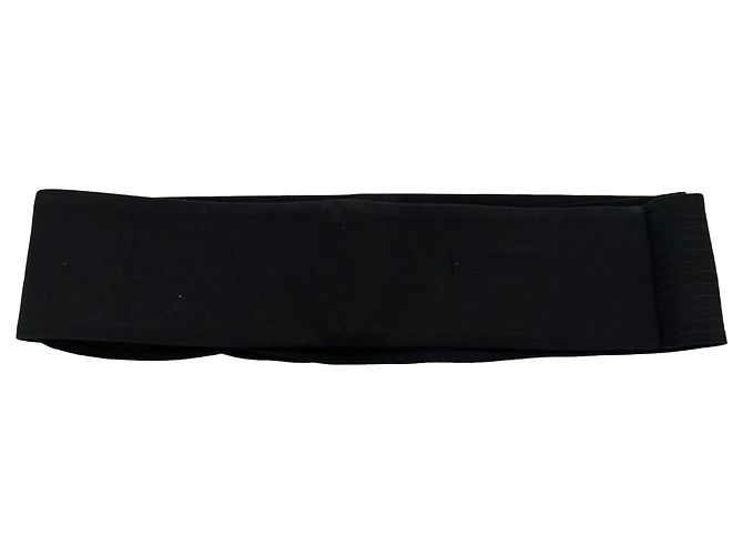 Stella Mc Cartney Stella McCartney Gürtel aus schwarzer Seide (nicht aus Leder)