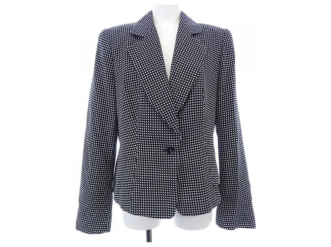 Autre Marque Chaqueta Escada Negro Blanco