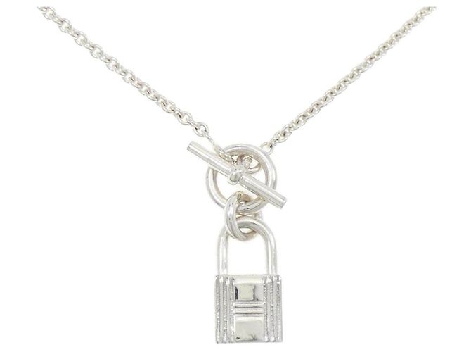 Hermès Collana Hermes Amulette Cadena 925 Silver Argento