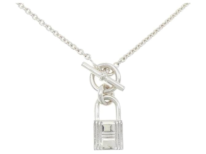 Hermès Collier Hermes Amulette Cadena 925 Silver Argenté 