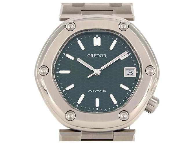 Seiko Credor Locomotive Titanium Automatic Grün