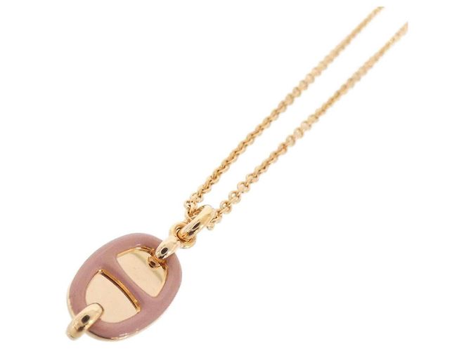 Hermès Collar Mini Maillon Hermes Rosa
