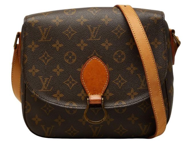Bolsa Transversal Louis Vuitton Monogram Saint Cloud GM Marrom