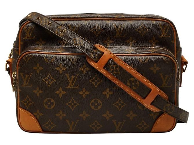 Borsa a tracolla Louis Vuitton Monogram Nile Marrone