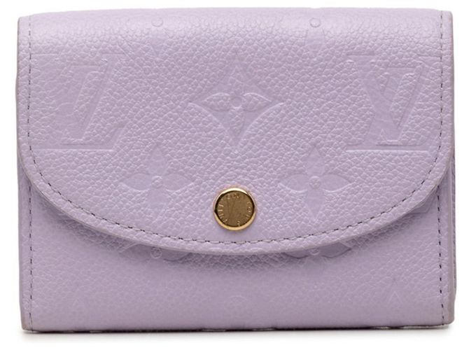 Louis Vuitton Monogram Empreinte Bi-fold Wallet Purple