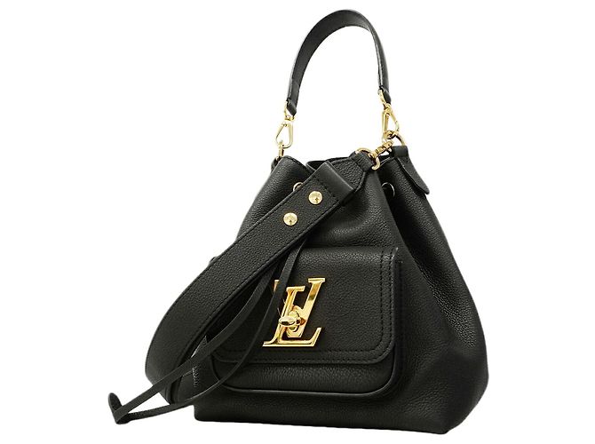 Bucket Borsa a secchiello Lockme Louis Vuitton Nero