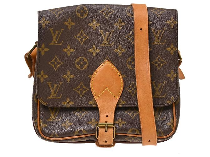 Louis Vuitton Cartouchiere Monogram MM Marrom