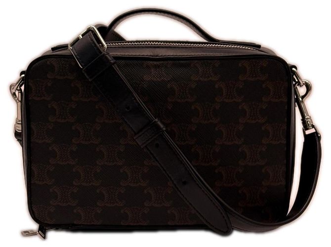 Céline Borsa a tracolla CELINE Triomphe Canvas Messenger Box