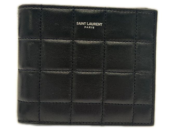 Yves Saint Laurent Bi-fold Wallet Black