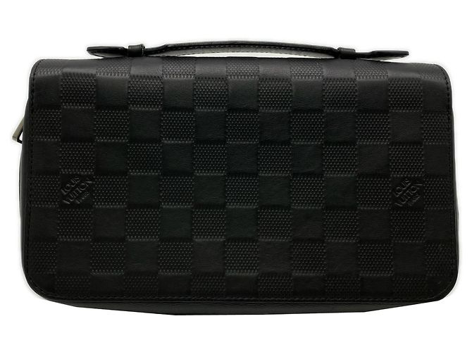 Louis Vuitton Damier Infini Zippy XL Long Wallet Black
