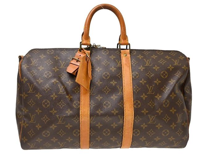 Louis Vuitton Keepall Bandoulière Monogram 45 Marrom