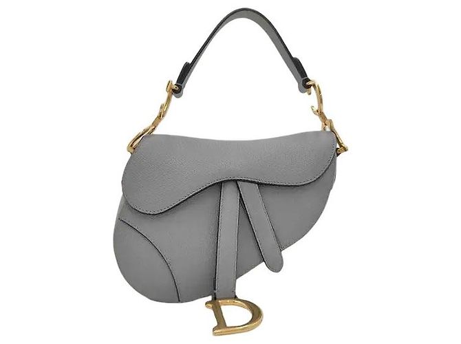 Christian Dior Saddle Leather Mini Marrom