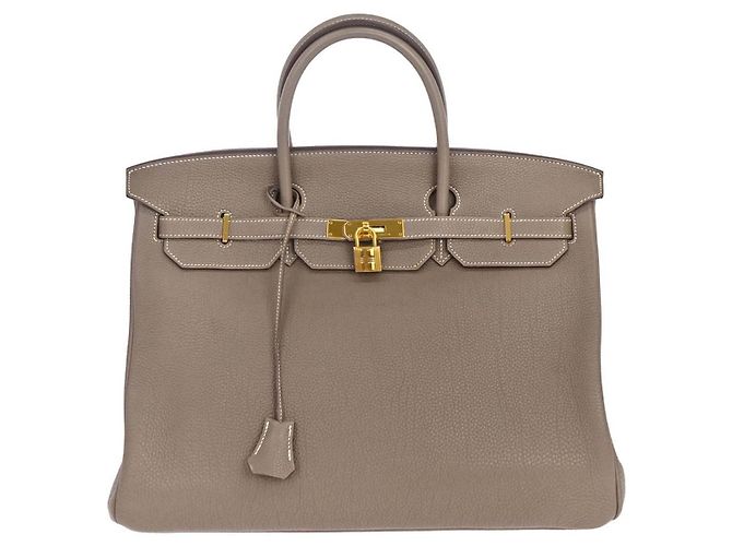 Hermès Hermes Birkin Etoupe Togo avec Gold Hardware 40