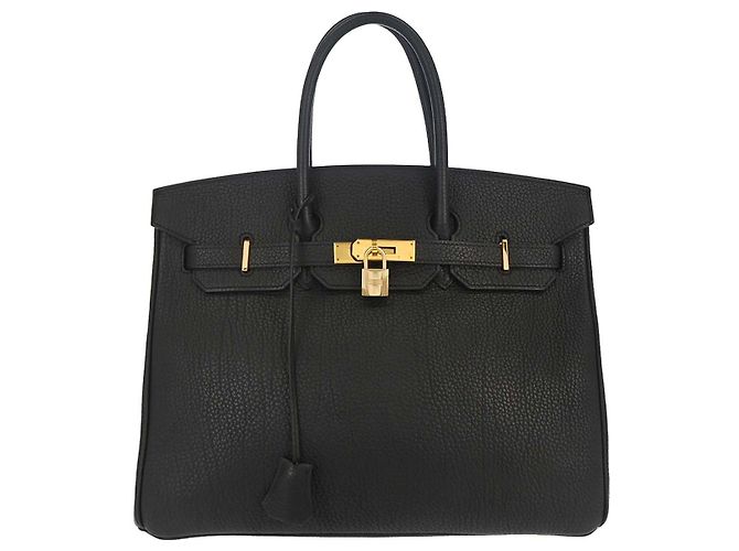 Hermès Hermes Birkin Black Togo avec Gold Hardware 35