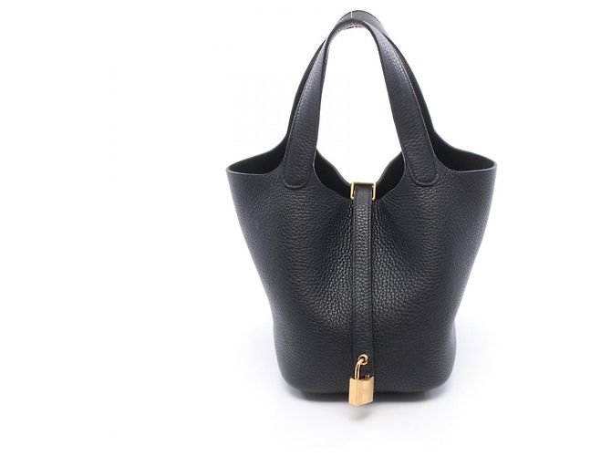 Hermès Sac à main Hermes Picotin Lock PM Noir
