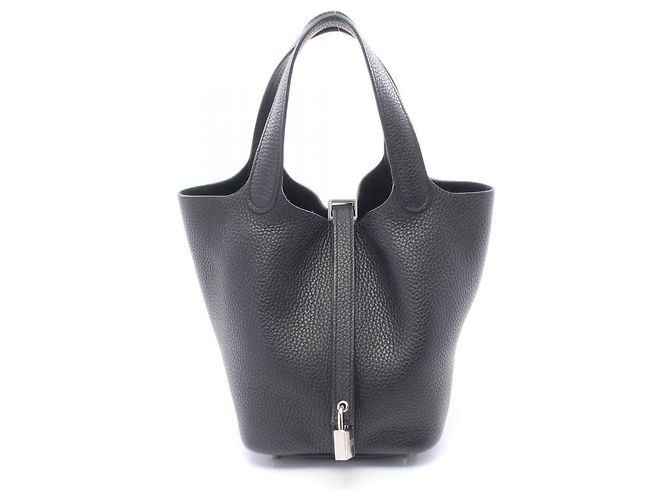 Hermès Bolso Hermes Picotin Lock PM Negro