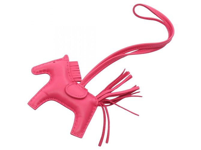 Hermès Hermes Rodeo PM Rose Mexico Charm Rosso 