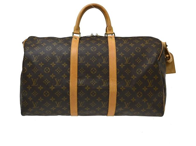 Louis Vuitton Keepall Bandouliere Monogram Canvas 50 Marrom