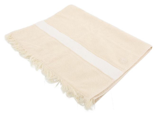 Hermès Hermes Towel cotton 139 cm Beige