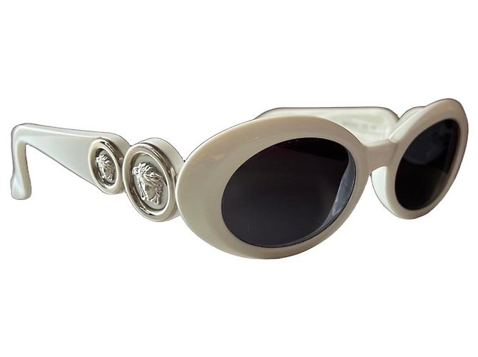 Occhiali da sole Versace Medusa Argento Bianco