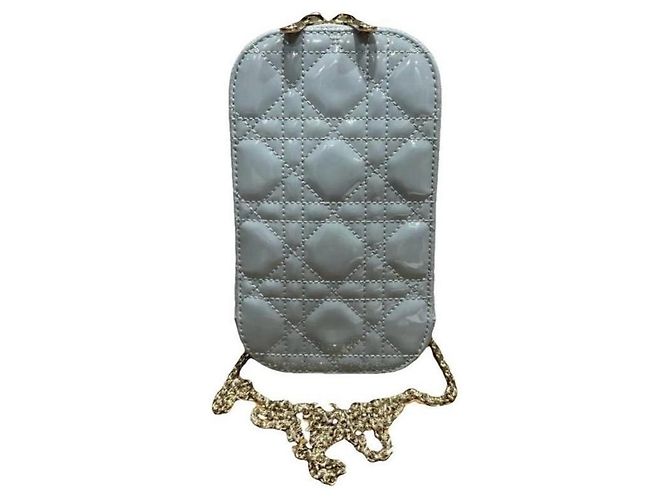 Lady Dior Handyhülle Hellblau