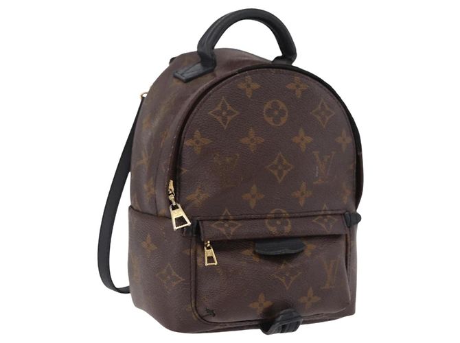 LOUIS VUITTON Monogram Palm Springs MINI Backpack M44873 LV Auth 194582 Monograma