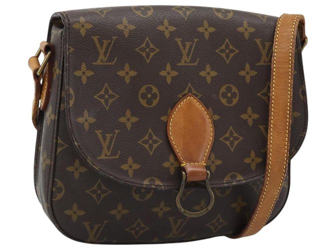 LOUIS VUITTON Bolsa de Ombro Monogram Saint Cloud GM M51242 LV Auth 194637 Monograma