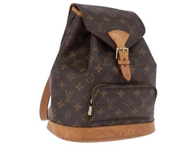 LOUIS VUITTON Monogram Montsouris MM Backpack M51136 LV Auth 194591
