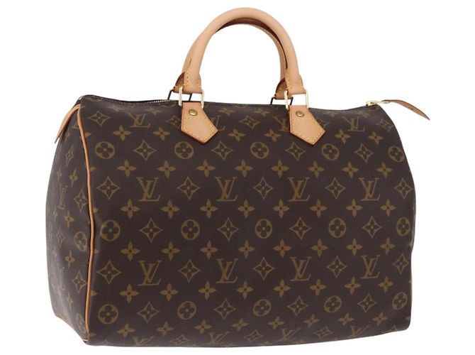 LOUIS VUITTON Bolsa Monogram Speedy 35 M41524 LV Auth yk20651SM