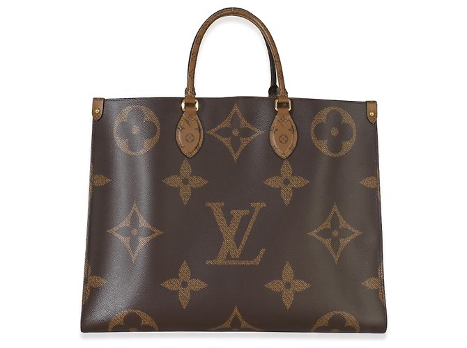 Louis Vuitton Reverse Monogram Canvas Onthego GM Marrone
