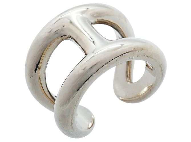 Ring Anello Hermès Osmos GM Argento 