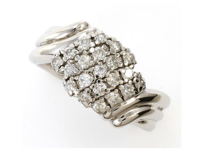 Autre Marque PT850 Platinring mit 0.46ct Diamant