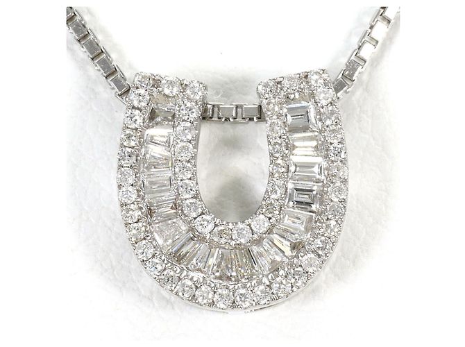 Autre Marque Collana in oro bianco 18K e diamanti D'oro
